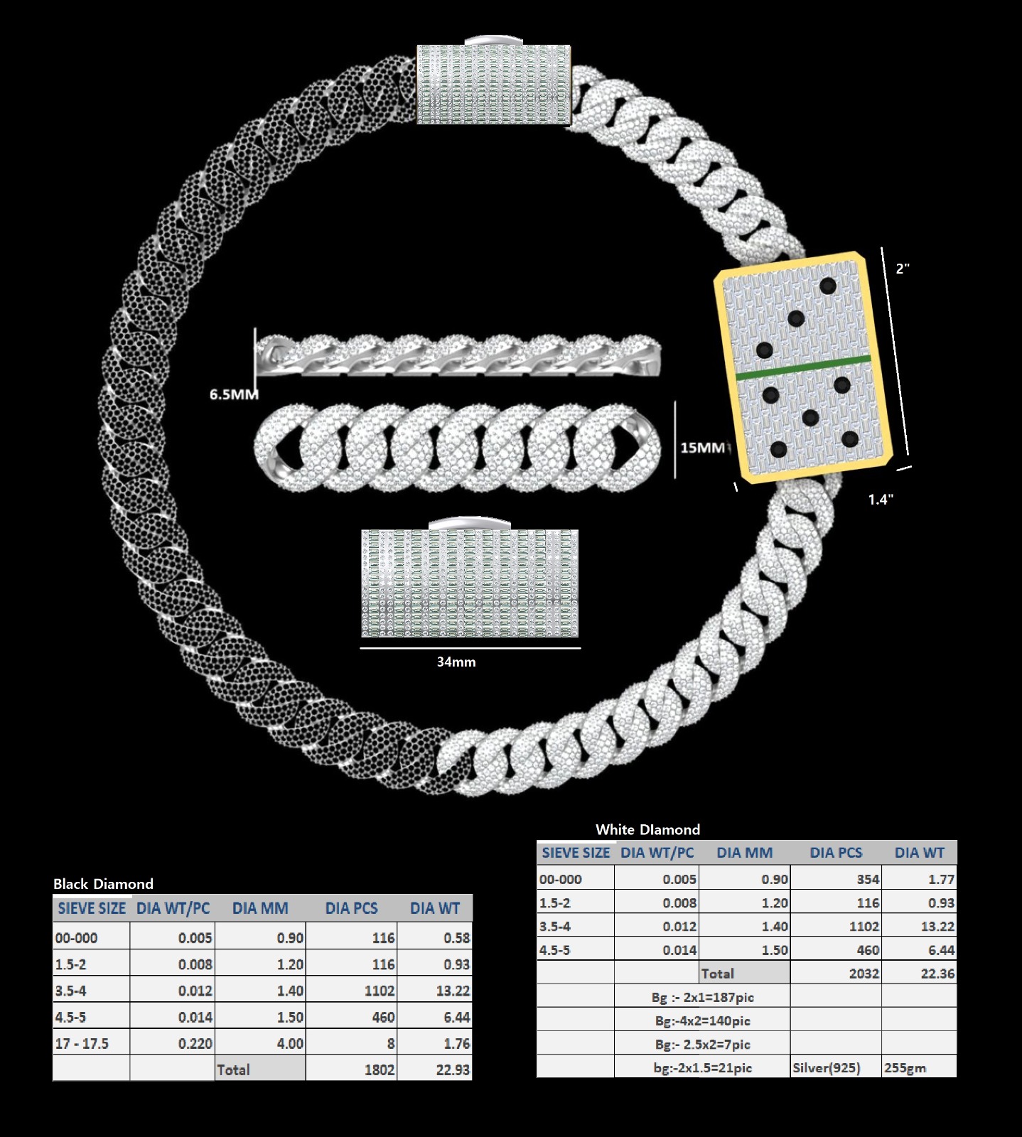 CAD design specifications